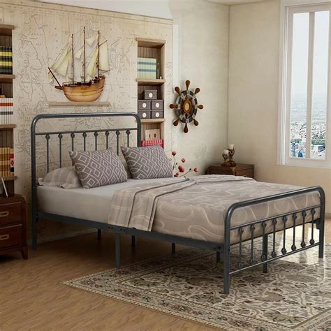 metal box beds|wayfair metal beds.